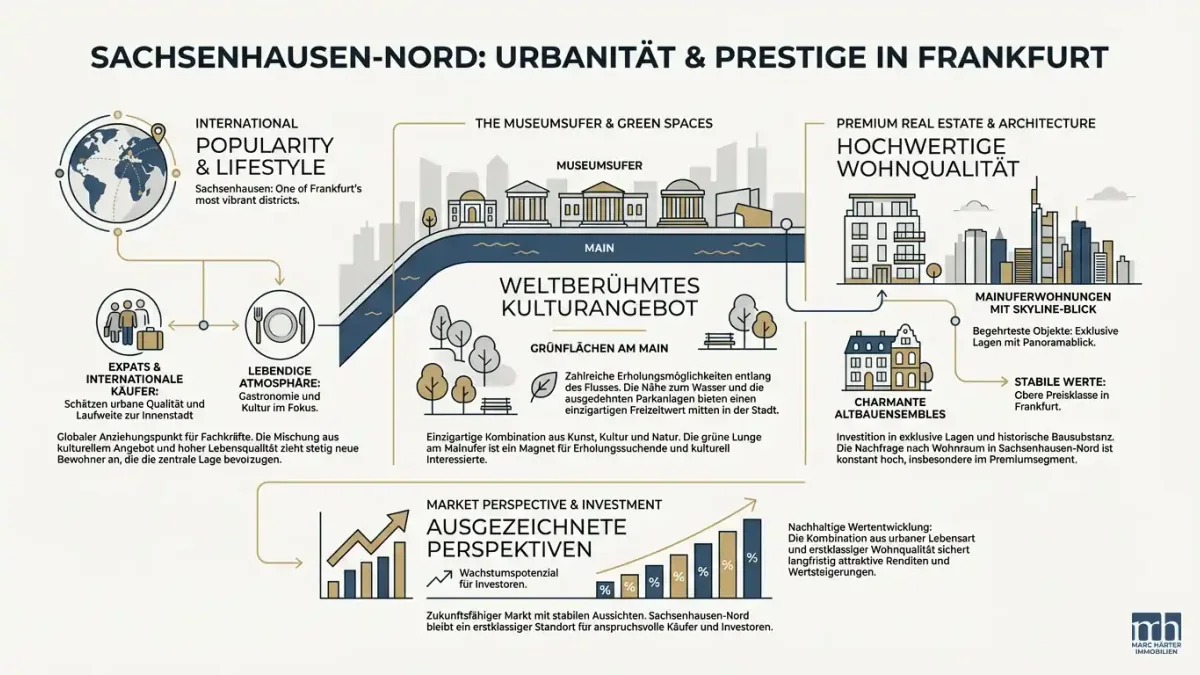 Luxusimmobilien in Frankfurt Sachsenhausen-Nord am Mainufer