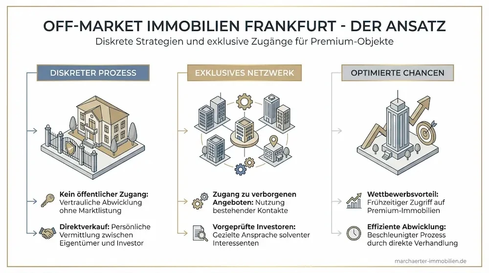 Ablauf und Grundprinzip von Off Market Immobilien in Frankfurt