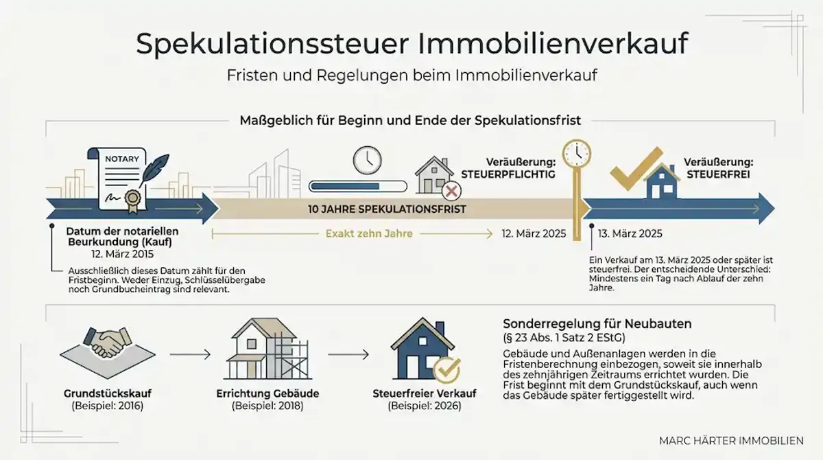 Immobilie verkaufen Spekulationssteuer 10 Jahre Frankfurt - Marc Härter Immobilien (1)